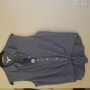 Popsugar tie front shirt NWT